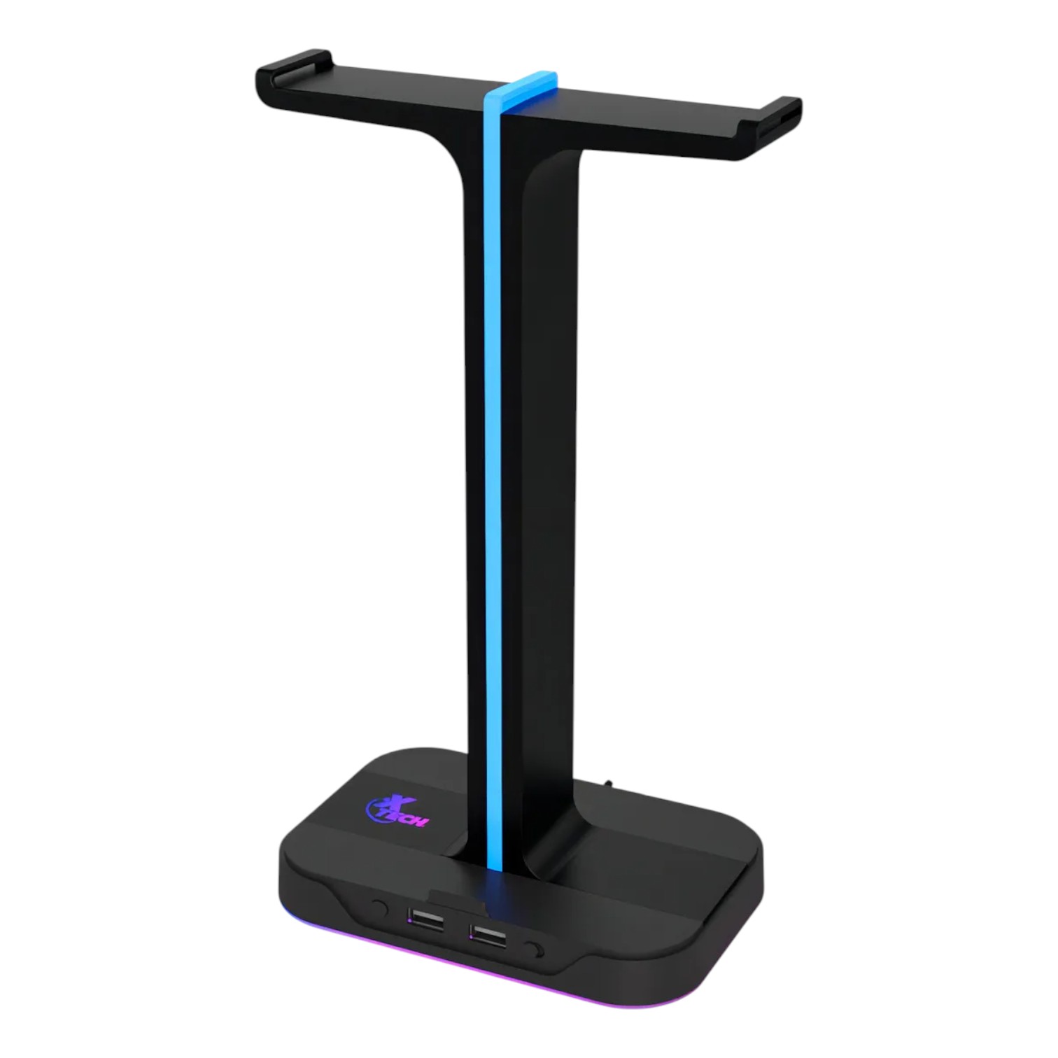 soporte doble para auriculares XTECH
