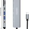 HUB ADAPTADOR MULTIPUERTO USBC 7EN1 100WPD 4KHDMI PUERTOS USBC USB 3.0 LECTOR DE TARJETAS SDTF COMPATIBLE CON COMPUTADORAS WINDOWS Y MACBOOK - Image 2