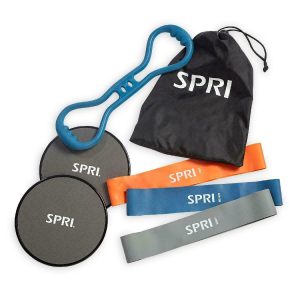 Este Kit de Entrenamiento SPRI Bandas y Discos