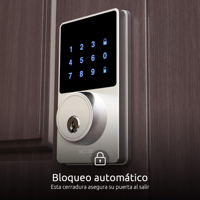 Cerradura Inteligente Wi‑Fi NEXXT NHS‑D100 con Control por Voz y App