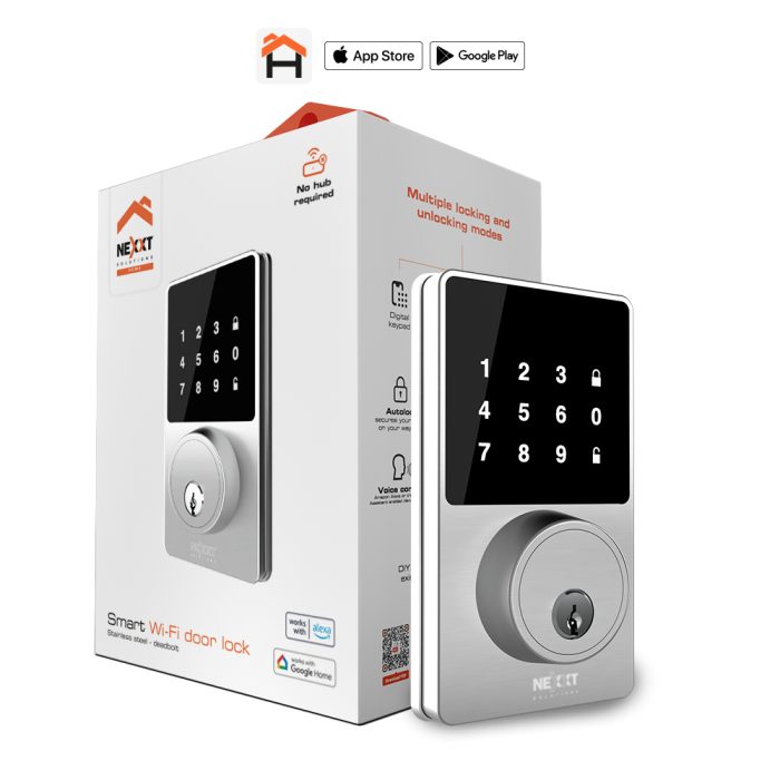 Cerradura Inteligente Wi‑Fi NEXXT NHS‑D100 con Control por Voz y App