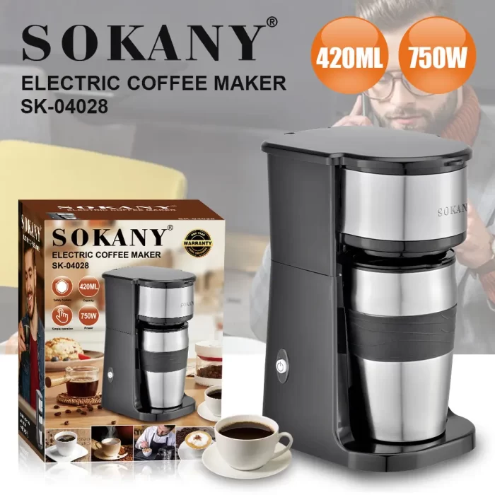 cafetera para una persona Sokany