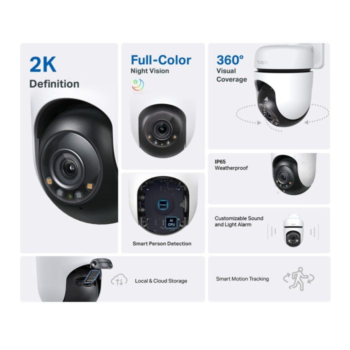 ámara exterior con detección de movimiento