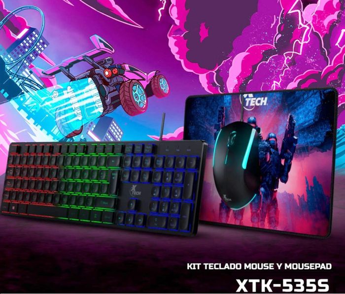 Kit Gamer 3 en 1 Xtech Hasha XTK-535S