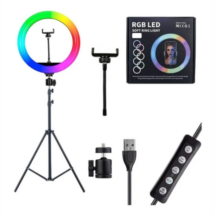 Aro de Luz RGB MJ36 de 14 pulgadas