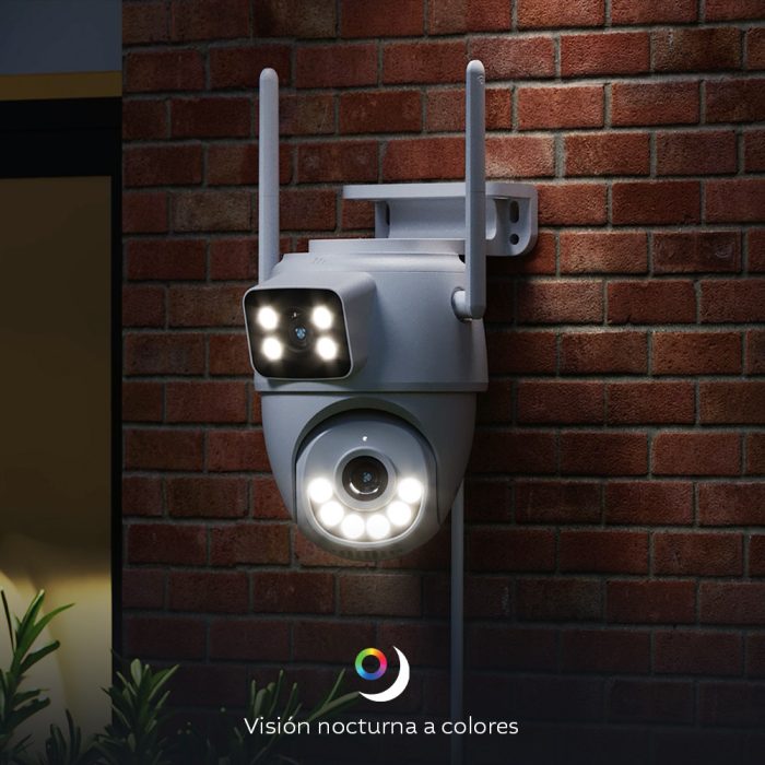 cámara de exterior con detección de movimiento