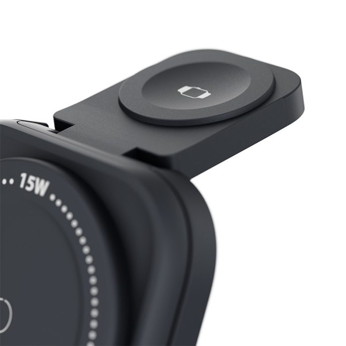 base de carga para celular y smartwatch
