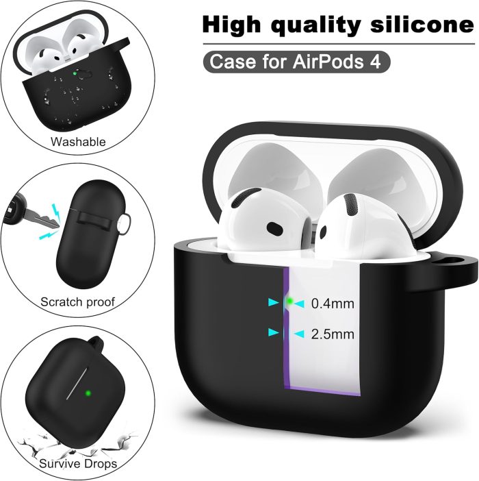 Funda AirPods 4 con kit de limpieza