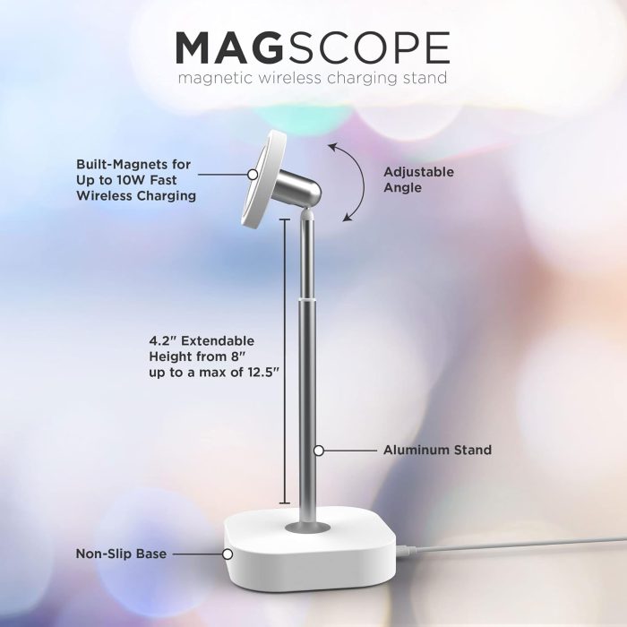 soporte para iPhone con cargador inalámbrico