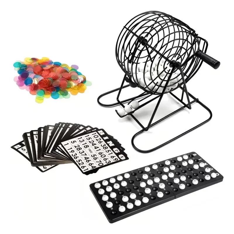 Juego de Mesa Bingo con Tablas y Fichas