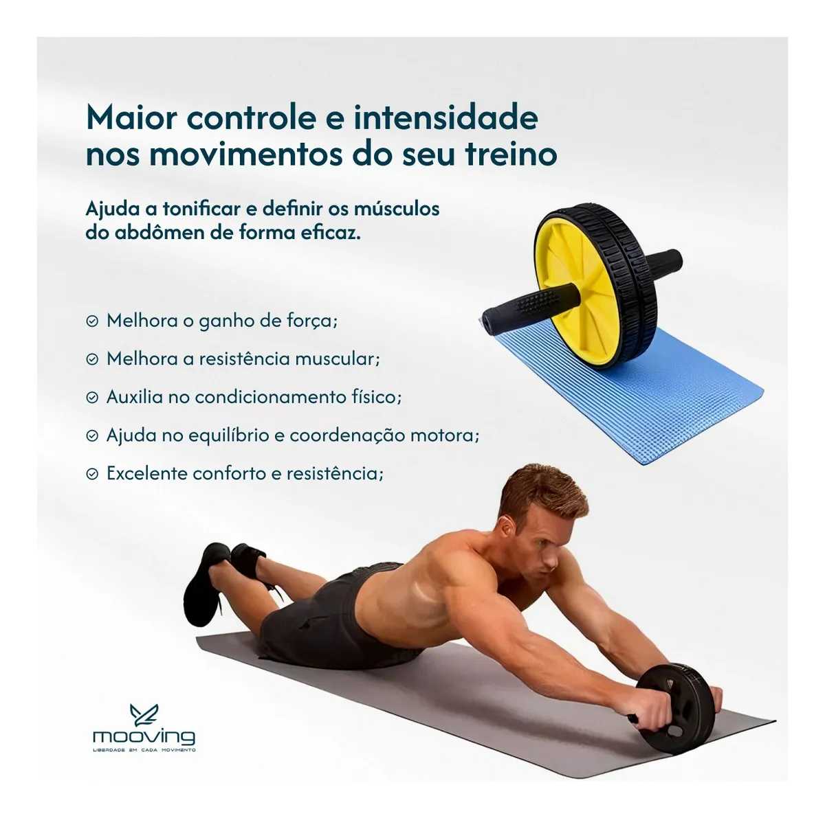 Rueda Abdominal para Ejercicios