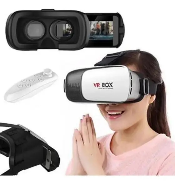 Gafas VR Box 3D de Realidad Virtual 2.0 con Control Bluetooth