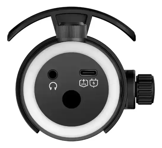 Micrófono de Escritorio Genius MIC-S400U para Streaming y Podcast con USB-C y Jack 3.5 mm